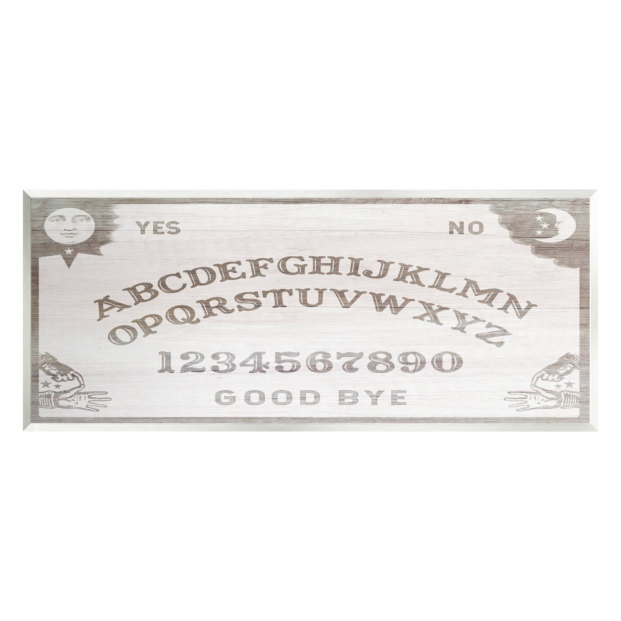 Stupell Industries Spooky Vintage Ouija Board Wall Plaque Art